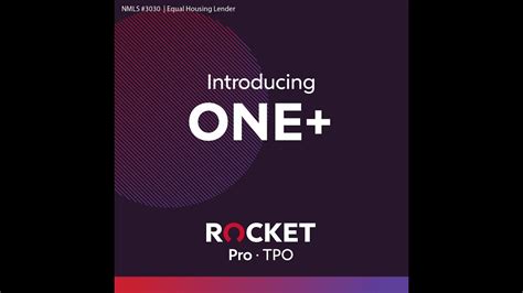 Introducing ONE+ by Rocket Mortgage .